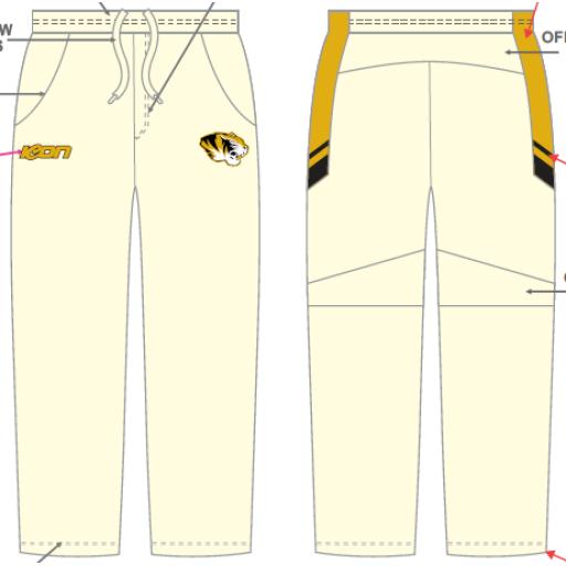 CREAM PLAYING PANTS (NGCC)