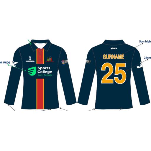 WOMENS COLOURED PLAYING SHIRT (ACC) - LONG SLEEVE